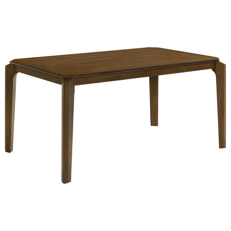 Furniture City Houma - Coaster - Almonte 59-inch Rectangular Wood Dining Table Dark Brown - 108921