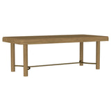 Furniture City Houma - Coaster - Arini 104-inch Extension Leaf Dining Table Sand Wash - 108931