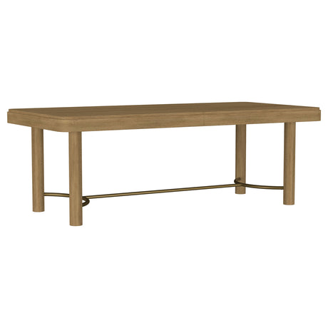 Furniture City Houma - Coaster - Arini 104-inch Extension Leaf Dining Table Sand Wash - 108931