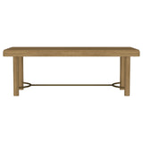 Arini 104-inch Extension Leaf Dining Table Sand Wash
