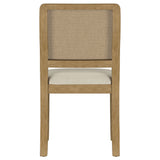 Arini Rattan Cane Dining Side Chair Sand Wash (Set of 2)
