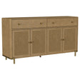 Furniture City Houma - Coaster - Arini 2-drawer Cane Door Dining Sideboard Server Sand Wash - 108935SWD