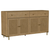 Furniture City Houma - Coaster - Arini 2-drawer Cane Door Dining Sideboard Server Sand Wash - 108935SWD