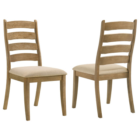 Furniture City Houma - Coaster - Danvers Wood Dining Side Chair Brown Oak (Set of 2) - 109152