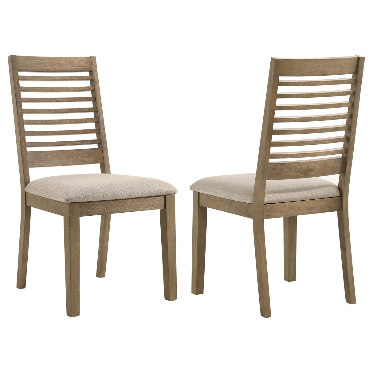 Furniture City Houma - Coaster - Scottsdale Wood Dining Side Chair Washed Brown (Set of 2) - 109182