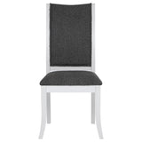 Judd 5-piece 54-inch Round Wood Dining Table Set Pearl White