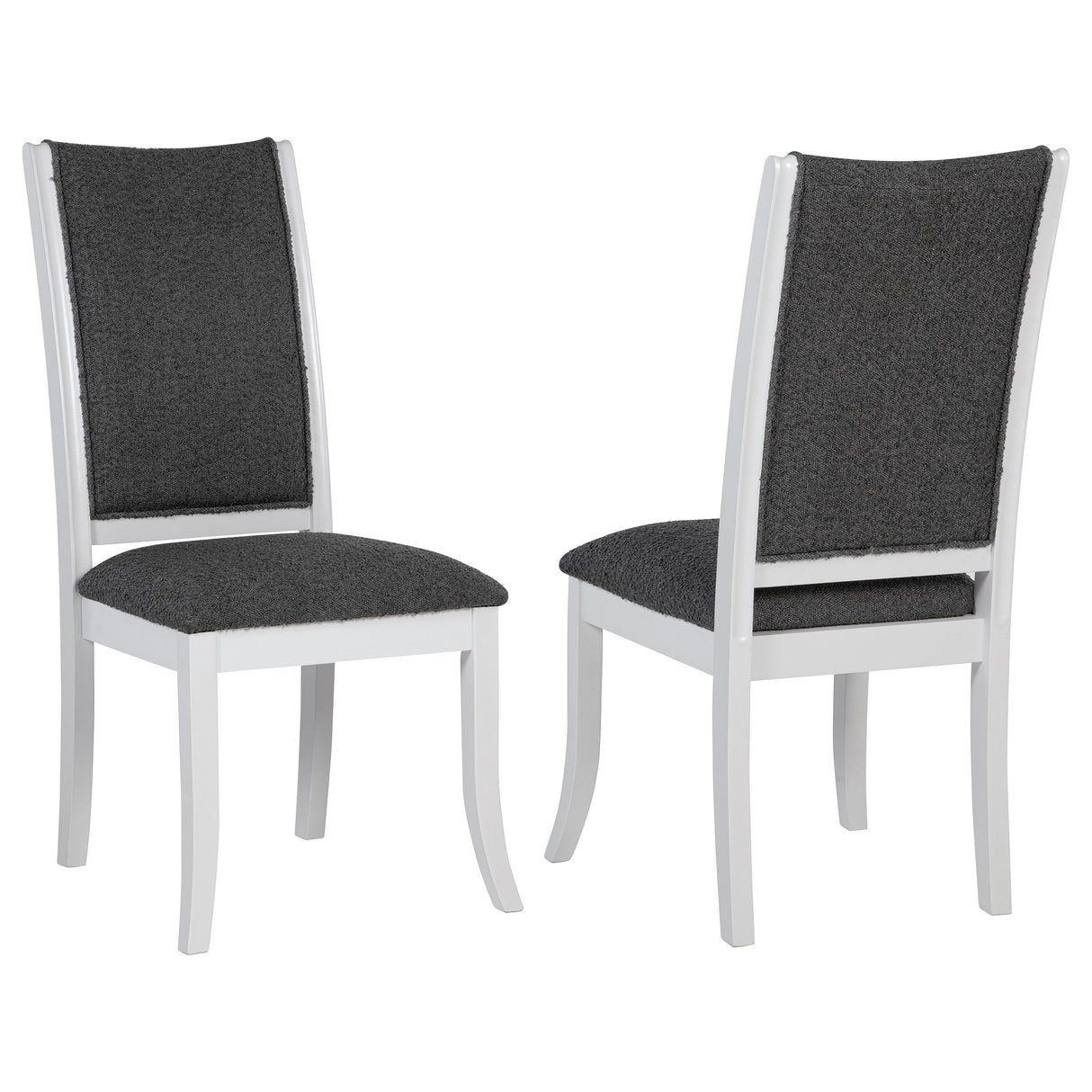 Furniture City Houma - Coaster - Judd Upholstered Dining Side Chair Pearl White (Set of 2) - 109332
