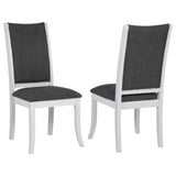 Furniture City Houma - Coaster - Judd Upholstered Dining Side Chair Pearl White (Set of 2) - 109332