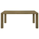Castlewood 5-piece 71-inch Rectangular Dining Set Brown Oak