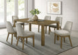 Furniture City Houma - Coaster - Castlewood 7-piece 71-inch Rectangular Dining Set Brown Oak - 109351-S7