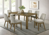 Furniture City Houma - Coaster - Castlewood 7-piece 71-inch Rectangular Dining Set Brown Oak - 109351-S7