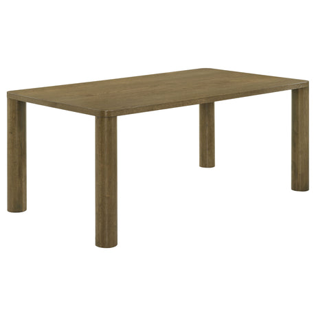 Furniture City Houma - Coaster - Castlewood 71-inch Rectangular Wood Dining Table Brown Oak - 109351