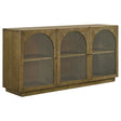 Furniture City Houma - Coaster - Castlewood 71-inch Dining Sideboard Buffet Server Brown Oak - 109355