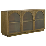 Furniture City Houma - Coaster - Castlewood 71-inch Dining Sideboard Buffet Server Brown Oak - 109355