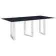 Furniture City Houma - Coaster - Desden 79-inch Rectangular Sintered Stone Dining Table Grey - 109361
