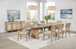 Furniture City Houma - Coaster - Kailani 10-piece Wood Dining Set with Sideboard Beige Oak - 109381-S10