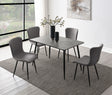 Furniture City Houma - Coaster - Horizon 5-piece Dining Set with Extension Table Grey - 109391-S5