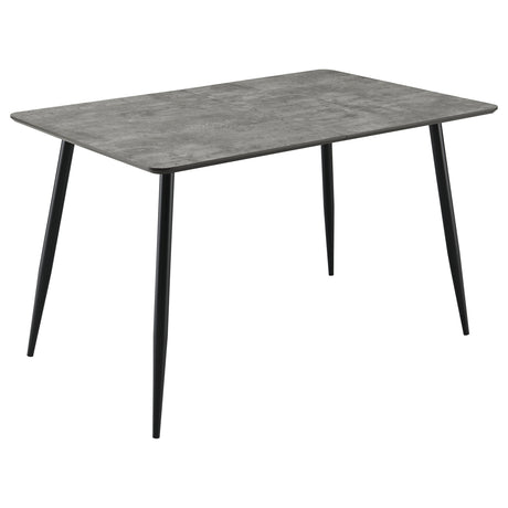Furniture City Houma - Coaster - Horizon 63-inch Butterfly Leaf Extension Dining Table Grey - 109391