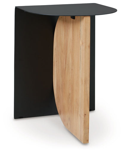 Ladgate - Accent Table - Black / Natural
