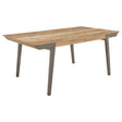 Furniture City Houma - Coaster - Nogales Rectangular 71-inch Wood Dining Table Coastal Grey - 109811