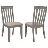 Furniture City Houma - Coaster - Nogales Wood Dining Side Chair Coastal Grey (Set of 2) - 109812