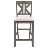 Athens 5-piece Drop Leaf Counter Height Dining Set Barn Grey