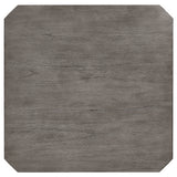 Athens Round 60-inch Drop Leaf Counter Dining Table Grey