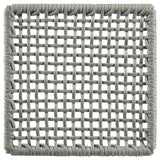 Nakia Woven Rope Dining Side Chairs Grey (Set of 2)