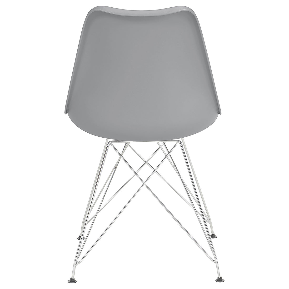Juniper Polypropylene Dining Side Chair Grey (Set of 2)