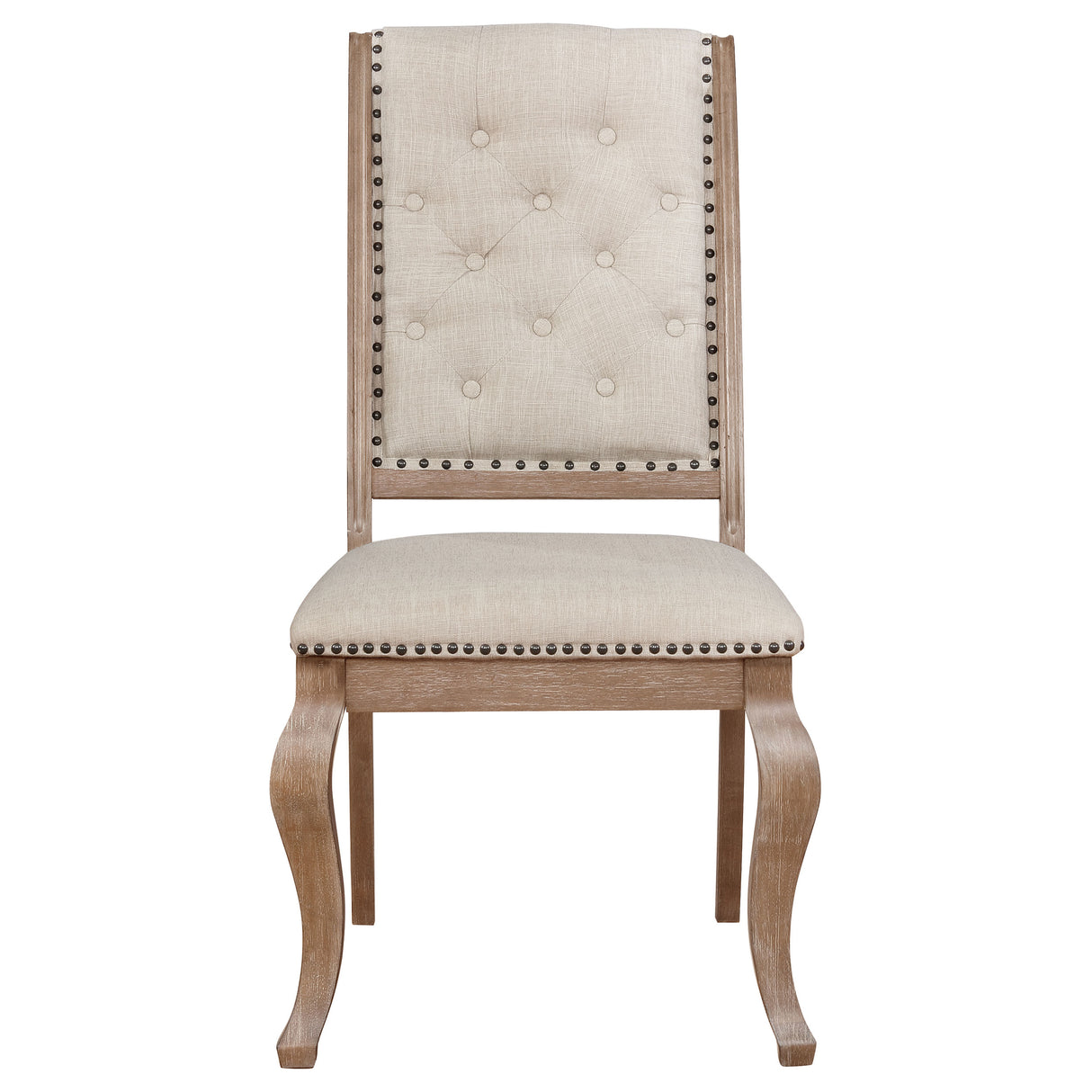 Brockway Upholstered Dining Chair Barley Brown (Set of 2)