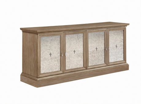 Furniture City Houma - Coaster - Brockway 4-door Dining Sideboard Buffet Cabinet Barley Brown - 110295