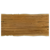 Bexley 5-piece Rectangular Live Edge Dining Table Set Honey