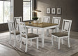Furniture City Houma - Coaster - Appleton 7-piece Rectangular Dining Set Distressed White - 110411-S7