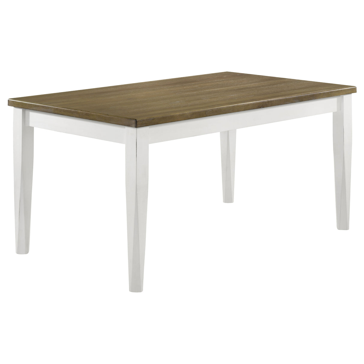 Furniture City Houma - Coaster - Appleton Rectangular 59-inch Dining Table Brown Brushed - 110411