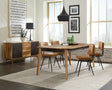 Furniture City Houma - Coaster - Partridge 5-piece Dining Set Natural Sheesham and Camel - 110571-S5C