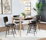 Furniture City Houma - Coaster - Partridge 5-piece Counter Dining Set Sheesham and Espresso - 110578-S5E