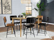 Furniture City Houma - Coaster - Partridge 7-piece Counter Dining Set Espresso and Camel - 110578-S7