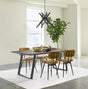 Furniture City Houma - Coaster - Misty 5-piece Rectangular Dining Set Sheesham and Camel - 110681-S5C