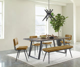 Furniture City Houma - Coaster - Misty 6-piece Rectangular Dining Set Sheesham and Camel - 110681-S6C