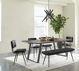 Furniture City Houma - Coaster - Misty 6-piece Rectangular Dining Set Sheesham and Espresso - 110681-S6E