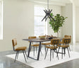 Furniture City Houma - Coaster - Misty 7-piece Rectangular Dining Set Sheesham and Camel - 110681-S7C