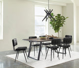 Furniture City Houma - Coaster - Misty 7-piece Rectangular Dining Set Sheesham and Espresso - 110681-S7E