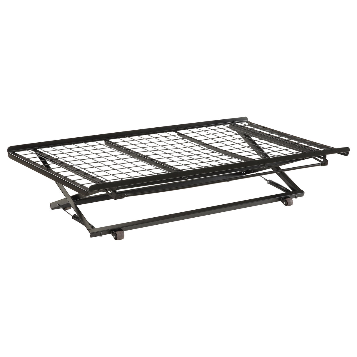 Furniture City Houma - Coaster - Eden Metal Twin Pop Up Trundle Bed Black - 1137