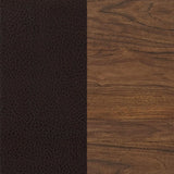 Dewey Upholstered Counter Chair Walnut (Set of 2)
