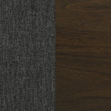 Wes Upholstered Dining Side Chair Dark Walnut (Set of 2)