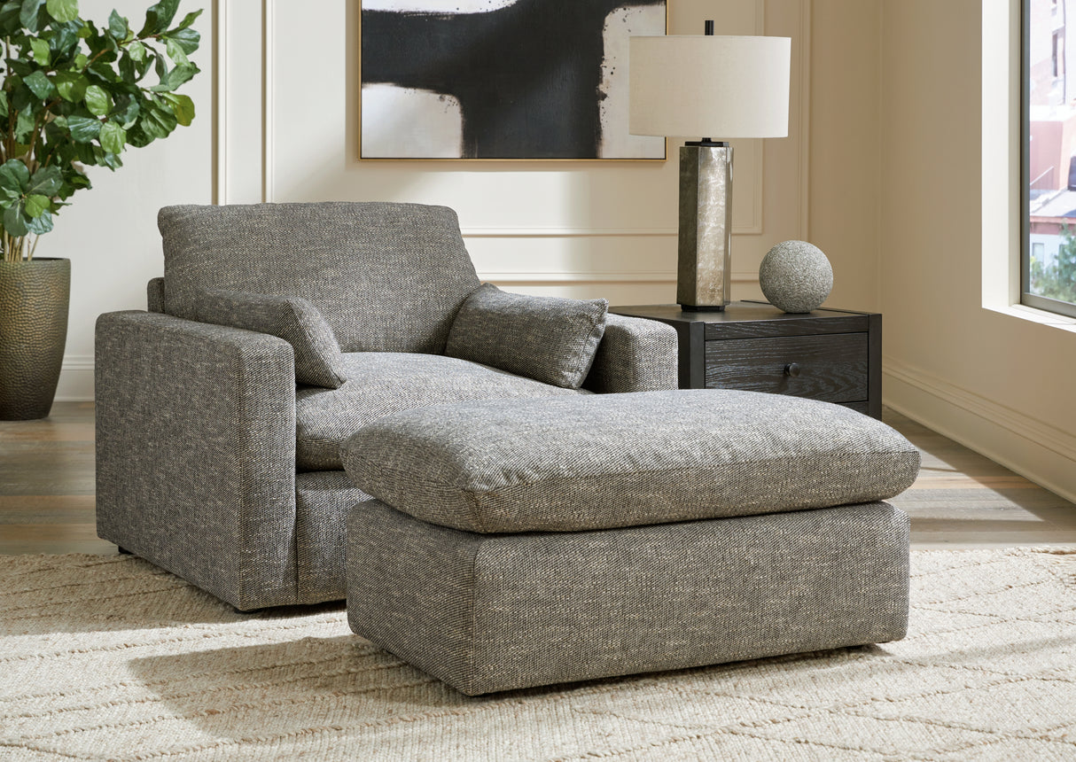 Dramatic Sofa, Loveseat, Oversized Chair and Ottoman