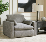 Dramatic Oversized Chair and Ottoman