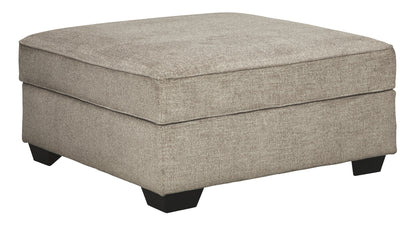 Bovarian - Ottoman With Storage - Stone