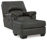 Furniture City Houma - Ashley Furniture - Bladen Recliner and Ottoman - Recliner and Ottoman - 12021U7