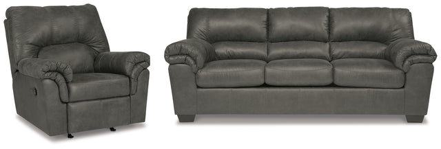 Furniture City Houma - Ashley Furniture - Bladen Sofa and Recliner - Sofa and Recliner - 12021U4